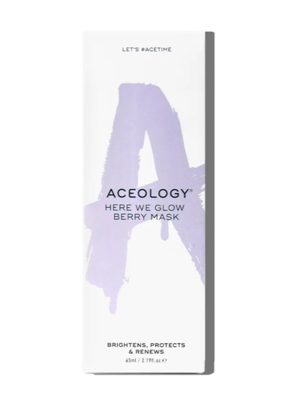 NWT Aceology Here We Glow Berry Mask